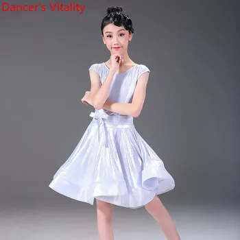 Children Girls Latin Dance Round Neck Bowknot Dress Samba Salsa Foxtrot Quickstep Dancing Competition Performance Clothes Outfit
Children Girls Latin Dance Round Neck Bowknot Dress Samba Salsa Foxtrot Quickstep Dancing Competition Performance Clothes Outfit