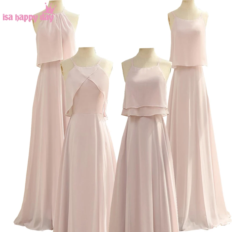 2019 new arrival light pink multi style women plus size chiffon bridesmaid dresses elegant dress for a wedding guest W4304
2019 new arrival light pink multi style women plus size chiffon bridesmaid dresses elegant dress for a wedding guest W4304