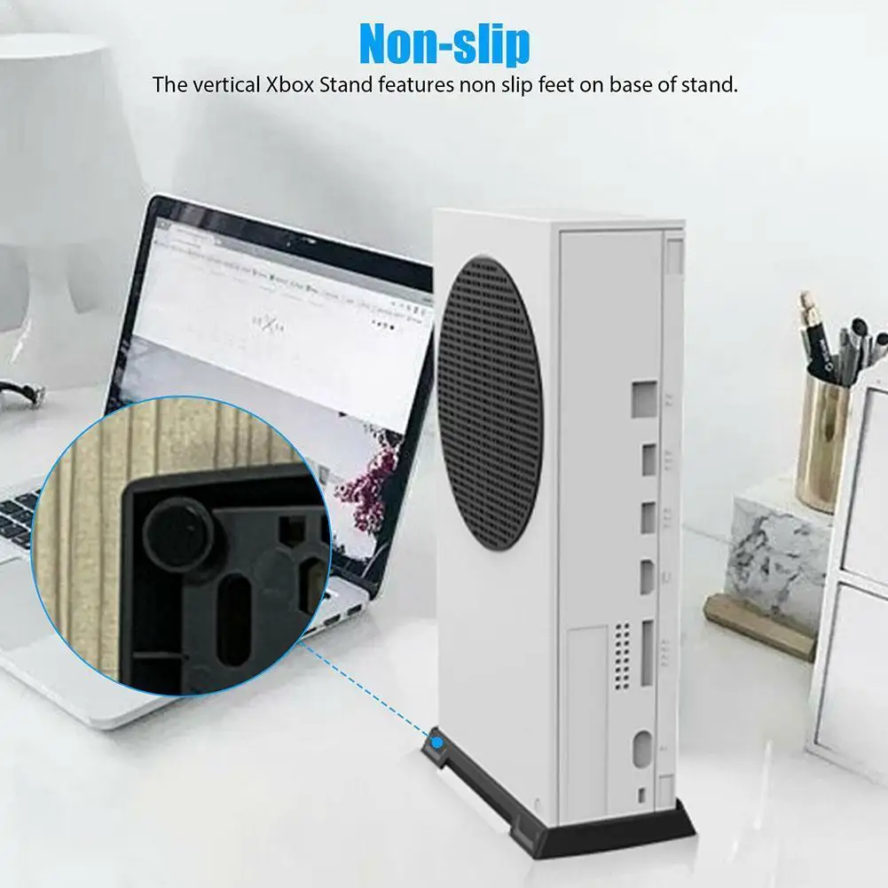 Game Console Vertical Holder Cooling Stand Plastic Vertical Host Vertical Base Simple S Support For Series Holder Hold R2F9
Game Console Vertical Holder Cooling Stand Plastic Vertical Host Vertical Base Simple S Support For Series Holder Hold R2F9