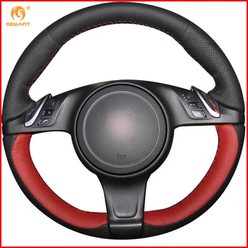 MEWANT Black Red Genuine Leather Car Steering Wheel Cover for Porsche Cayenne Panamera 2010 2011 Interior Accessories Parts 
MEWANT Black Red Genuine Leather Car Steering Wheel Cover for Porsche Cayenne Panamera 2010 2011 Interior Accessories Parts