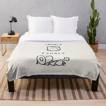 Inhale Exhale Toilet Paper Throw Blanket Soft Sherpa Blanket Bed Sheet Single Knee Blanket Office Nap Blanket
Inhale Exhale Toilet Paper Throw Blanket Soft Sherpa Blanket Bed Sheet Single Knee Blanket Office Nap Blanket