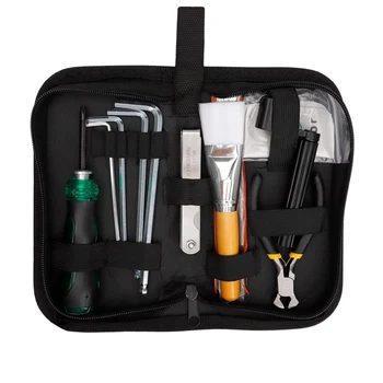 12Pcs Guitar Repair Maintenance Tools with 32-Blade Feeler Gauge/String Winder and Cutting Pliers/Guitar Wrench
12Pcs Guitar Repair Maintenance Tools with 32-Blade Feeler Gauge/String Winder and Cutting Pliers/Guitar Wrench