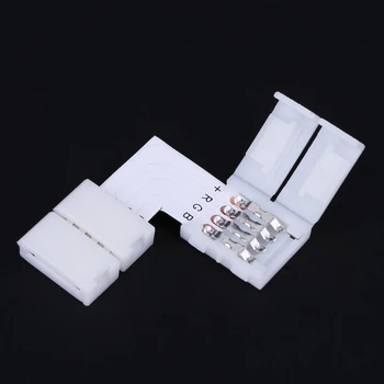 LED Strip Connector 5050 RGB LED Connector 10mm Light Connectors L-shape 5 pcs Q0KF
LED Strip Connector 5050 RGB LED Connector 10mm Light Connectors L-shape 5 pcs Q0KF