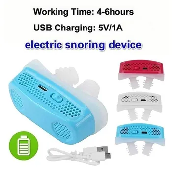 Snore Aid Stopper Portable Electric Anti-snoring Nasal Congestion Purifying Respirator Unisex Anti Snoring Nose Clip Ventilator
Snore Aid Stopper Portable Electric Anti-snoring Nasal Congestion Purifying Respirator Unisex Anti Snoring Nose Clip Ventilator