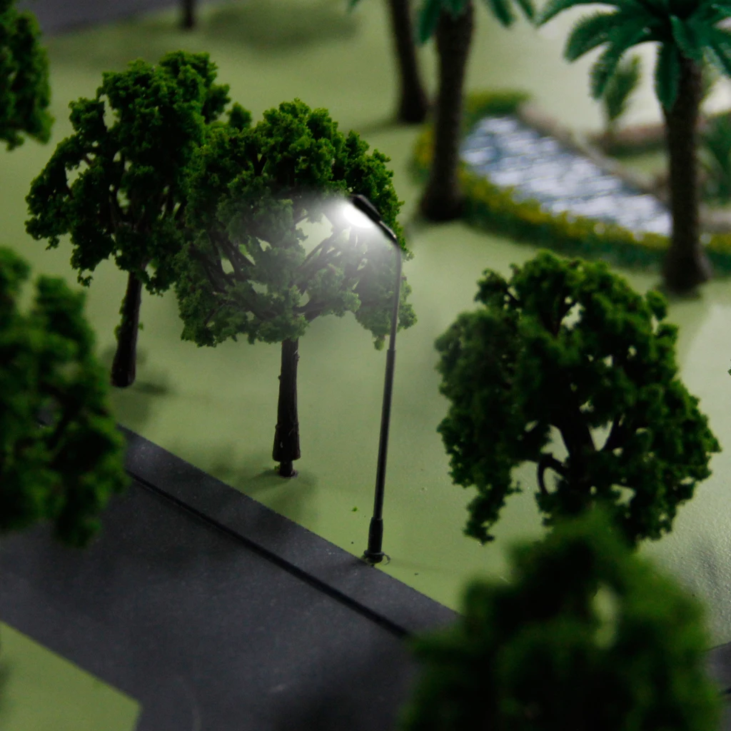 10pcs/Set Model Railway Train Street Lamp Post Lights 1/200 Scale Mini Size for Diorama Accessories 10pcs/Set Model Railway Train Street Lamp Post Lights 1/200 Scale Mini Size for Diorama Accessories