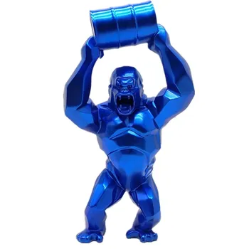 Gorilla Art Sculpture Wild Kong Living Room Desktop Decoration Office Decorative FRP Crafts King Kong Statue Home Decor R5238
Gorilla Art Sculpture Wild Kong Living Room Desktop Decoration Office Decorative FRP Crafts King Kong Statue Home Decor R5238