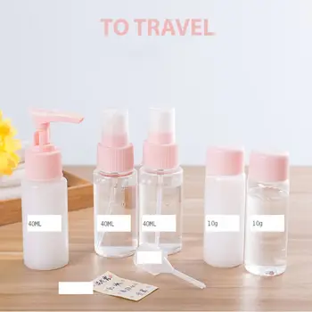 7Pcs Portable Refillable Empty Bottles Set Makeup Pump Spray Container Plastic Screw Cap Dispenser Clear Organizer With Notes
7Pcs Portable Refillable Empty Bottles Set Makeup Pump Spray Container Plastic Screw Cap Dispenser Clear Organizer With Notes