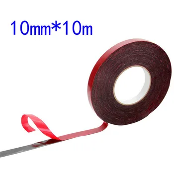 10M Red Adhesive Double Side Acrylic Tape Car Sticker Sticky Phone Repair