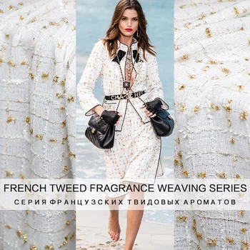50x150cm France Tweed White Style 100%Polyester Fabric Yarn Dyed Braided For Woman Overcoat Warm Tweed Coat Dress Fabric Sewing
50x150cm France Tweed White Style 100%Polyester Fabric Yarn Dyed Braided For Woman Overcoat Warm Tweed Coat Dress Fabric Sewing