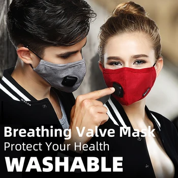 Breathable Mask For Face With Valve For Germ Protection Anti Pollution Adjustable Reusable Washable Face Masks Cloth With Filter
Breathable Mask For Face With Valve For Germ Protection Anti Pollution Adjustable Reusable Washable Face Masks Cloth With Filter