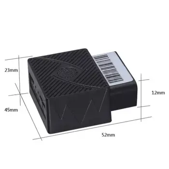 Mini OBD Voice Monitor GPS Tracker Car GSM Vehicle Tracking Device gps locator Software APP Andriod No OBD2 scan detection