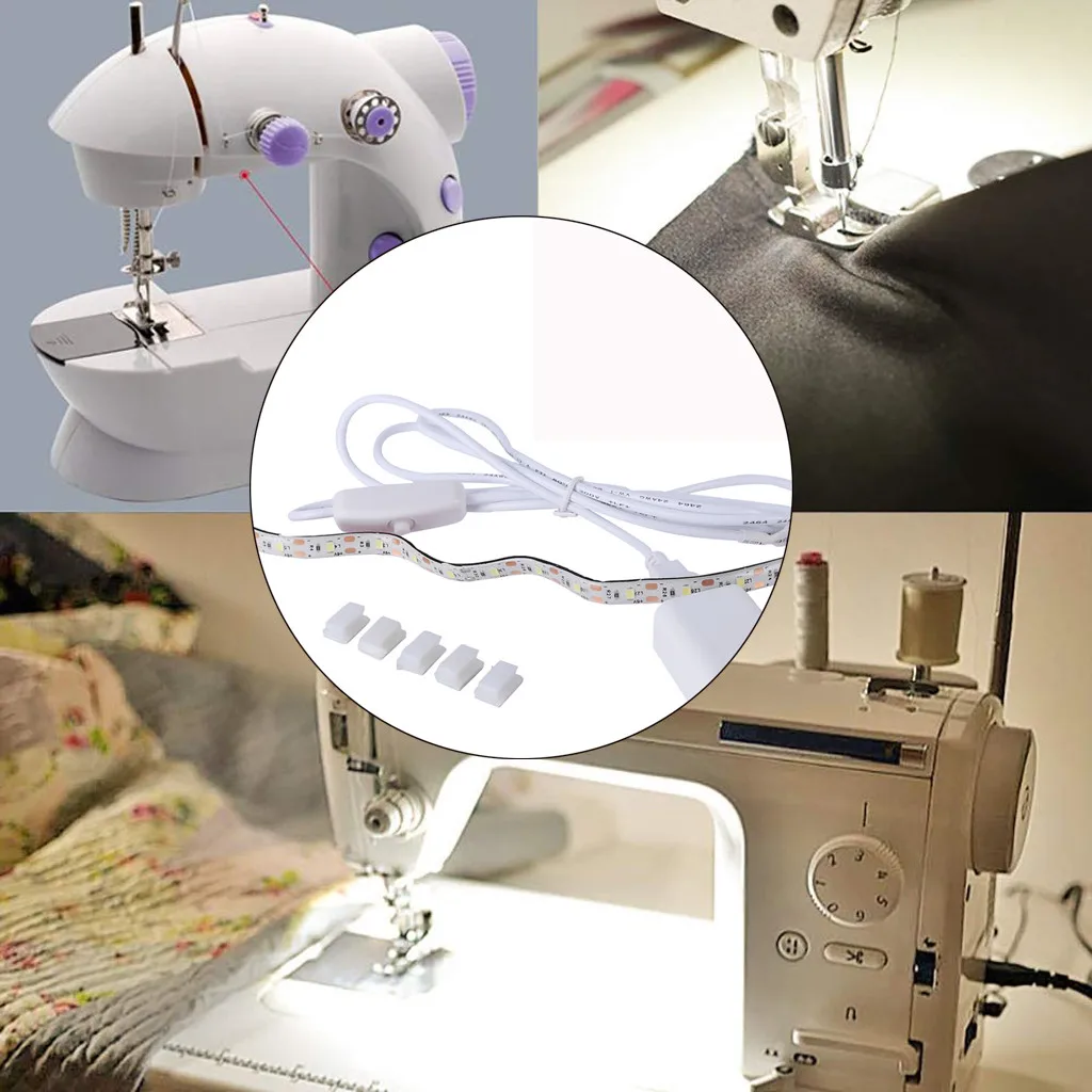 Sewing Machine LED Light Strip Light Kit DC 5V Flexible USB Sewing Light Industrial Machine Working LED Lights
Sewing Machine LED Light Strip Light Kit DC 5V Flexible USB Sewing Light Industrial Machine Working LED Lights