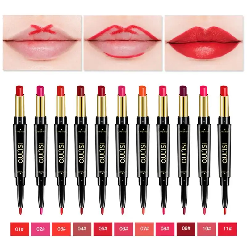 OULISI 11 Colors Long-lasting Lip Liner Matte Lipsticks Waterproof Moisturizing Non-marking Lip Pencil Makeup Cosmetics TSLM1
OULISI 11 Colors Long-lasting Lip Liner Matte Lipsticks Waterproof Moisturizing Non-marking Lip Pencil Makeup Cosmetics TSLM1