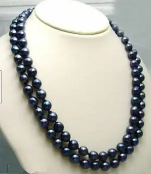 Stunning 2 rows 8-9 MM SOUTH SEA BLACK PEARL NECKLACE 18-19inch YELLOW CLASP
Stunning 2 rows 8-9 MM SOUTH SEA BLACK PEARL NECKLACE 18-19inch YELLOW CLASP