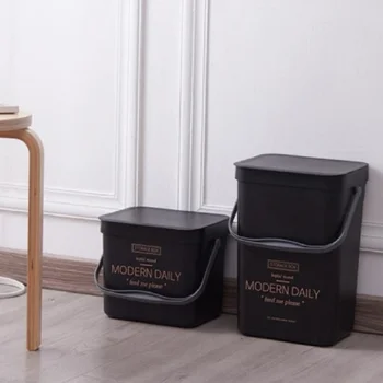 Plastic Wall-mounted Trash Can Bathroom Kitchen Punch-free Storage Bin Portable Large Organizer Household Desktop Organization 
Plastic Wall-mounted Trash Can Bathroom Kitchen Punch-free Storage Bin Portable Large Organizer Household Desktop Organization