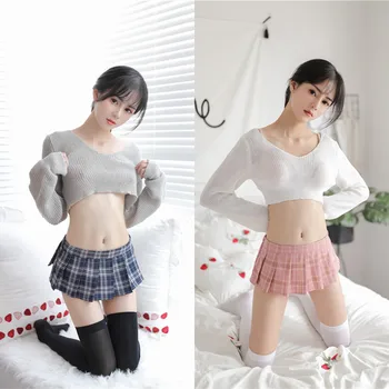 Women Ladies Japanese School Pleated Skirt Sexy Micro Mini skirts Harajuku Plaid Skirts Scottish Grid A Line Miniskirt Club Wear 
Women Ladies Japanese School Pleated Skirt Sexy Micro Mini skirts Harajuku Plaid Skirts Scottish Grid A Line Miniskirt Club Wear