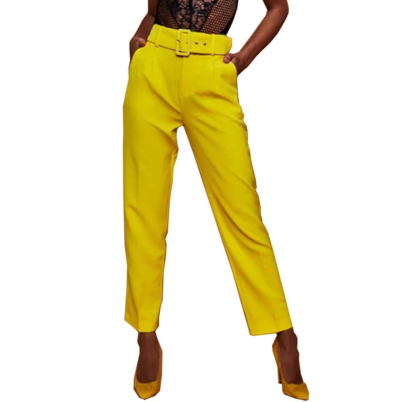 Pants Women Formal Loose Zipper Fly Sashes Solid Boot Cut Pants High Waist Office Lady Blazers Pants Plus Size Women Clothing
Pants Women Formal Loose Zipper Fly Sashes Solid Boot Cut Pants High Waist Office Lady Blazers Pants Plus Size Women Clothing