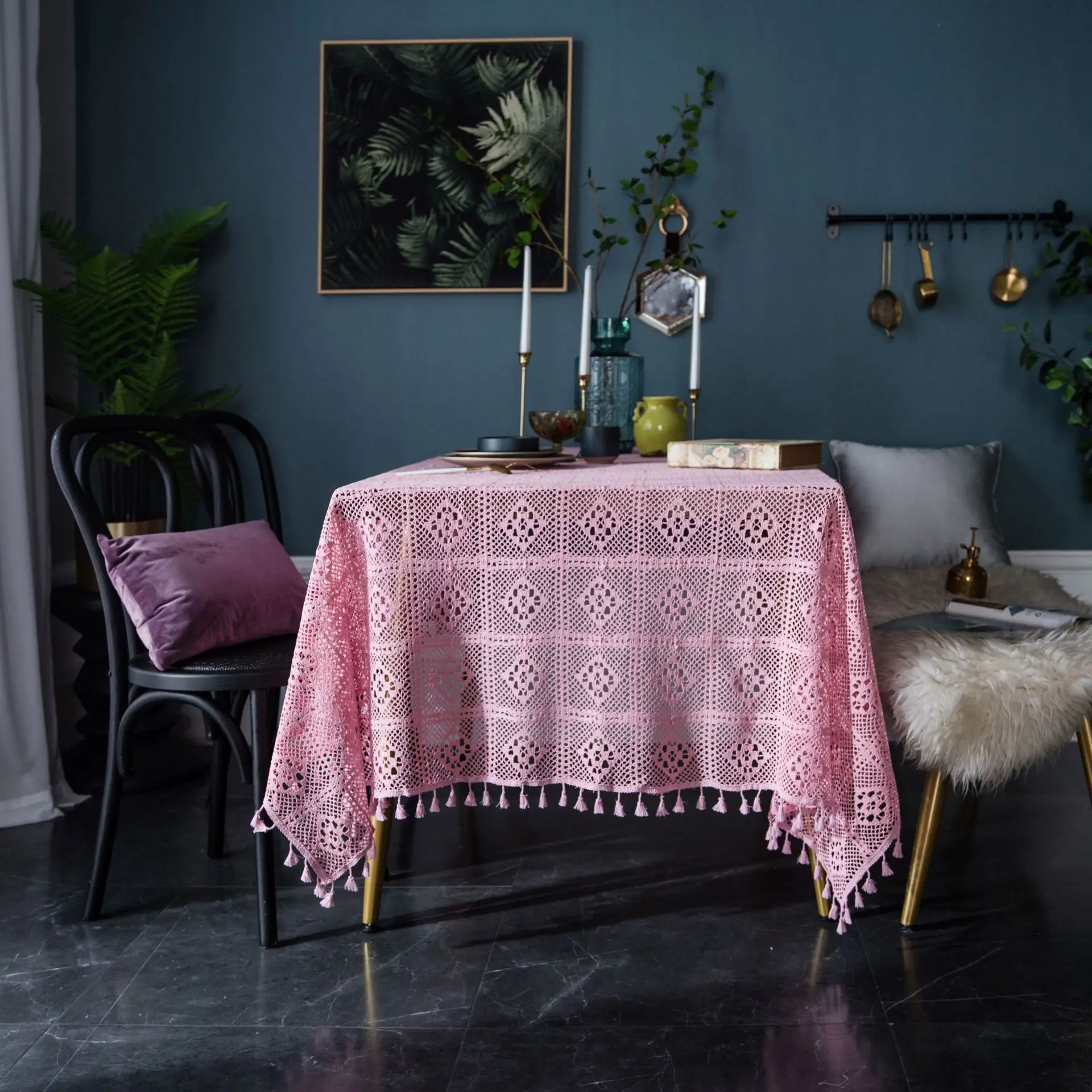 Handmade Crochet Tablecloth Knitted Hollow Artistic Tea Table Cover Cloth Shooting Background Table Cover Lace Tablecloth
Handmade Crochet Tablecloth Knitted Hollow Artistic Tea Table Cover Cloth Shooting Background Table Cover Lace Tablecloth