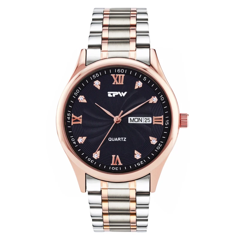 TPW Men's Analog Quartz Watch with day Date, Waterproof full stainless steel Strap Wristswatch for Man free gift box
TPW Men's Analog Quartz Watch with day Date, Waterproof full stainless steel Strap Wristswatch for Man free gift box