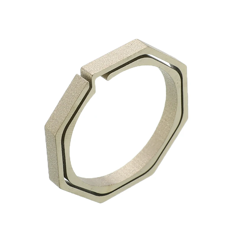 Titanium Octagon Keyring TC4 Ti EDC Keychain Hook Outdoor Clip Backpack Buckle Pocket Multi Tool Camping Hike Gear Ring
Titanium Octagon Keyring TC4 Ti EDC Keychain Hook Outdoor Clip Backpack Buckle Pocket Multi Tool Camping Hike Gear Ring