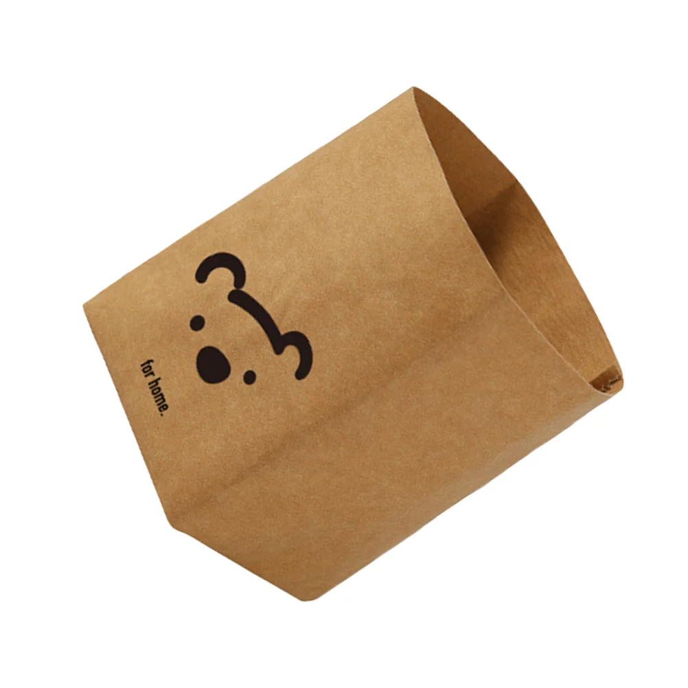 Фото 1 шт. простой упаковочный пакет из крафт-бумаги креативный для хранения (хаки) |