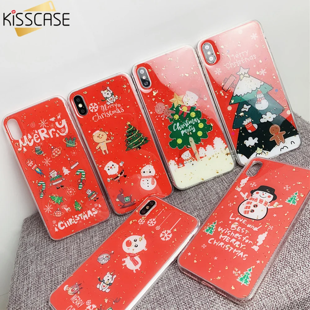 KISSCASE Epoxy Shiny Soft Christmas Case For iPhone X XR XS MAX 7 8 7Plus Elk Santa Claus Phone Cover for iPhone 6 6S Plus Coque
KISSCASE Epoxy Shiny Soft Christmas Case For iPhone X XR XS MAX 7 8 7Plus Elk Santa Claus Phone Cover for iPhone 6 6S Plus Coque