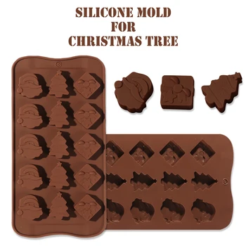 Christmas Silicone Mold For Cake Pastry Baking Chocolate Candy Fondant Bakeware Wax Melts Ice Tray Dessert Mould DIY Decorating
Christmas Silicone Mold For Cake Pastry Baking Chocolate Candy Fondant Bakeware Wax Melts Ice Tray Dessert Mould DIY Decorating