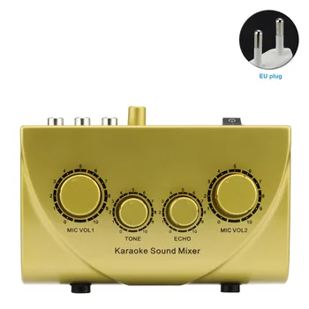 Mini Sound Mixer Console Compact Portable Devices Audio System Digital Audio Sound Karaoke Machine Professional 2 Plugs
Mini Sound Mixer Console Compact Portable Devices Audio System Digital Audio Sound Karaoke Machine Professional 2 Plugs