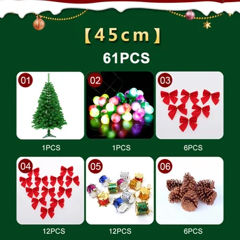 Table Xmas Tree Mini Christmas Pine Tree Set with LED String Lights Ornaments Home Holiday Gift Decoration LB88
Table Xmas Tree Mini Christmas Pine Tree Set with LED String Lights Ornaments Home Holiday Gift Decoration LB88