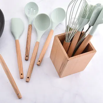 9PCS/SET Silicone Non-Stick Kitchenware Heat Resistant Kitchen Cooking Utensils Baking Tool Cooking Tool Sets
9PCS/SET Silicone Non-Stick Kitchenware Heat Resistant Kitchen Cooking Utensils Baking Tool Cooking Tool Sets