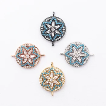 0.6*0.8in Star Brass Zirconia Diy Jewelry Bracelet For Making Bracelet Necklace Jewelry Accessories Connector Round Hole Finding
0.6*0.8in Star Brass Zirconia Diy Jewelry Bracelet For Making Bracelet Necklace Jewelry Accessories Connector Round Hole Finding