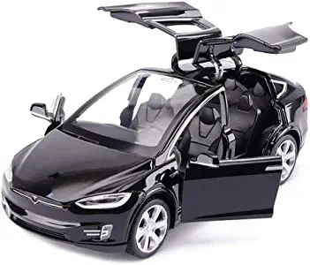 Модель автомобиля из 1:32 сплава Tesla модель MDLX90 металл литье под давлением