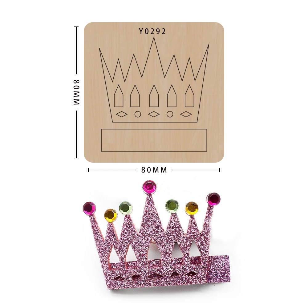 Wooden Crown Hairpin Dies, Cutting Dies, DIY Craft Leather Mold, Suitable for Common Big Shot and Machines
Wooden Crown Hairpin Dies, Cutting Dies, DIY Craft Leather Mold, Suitable for Common Big Shot and Machines