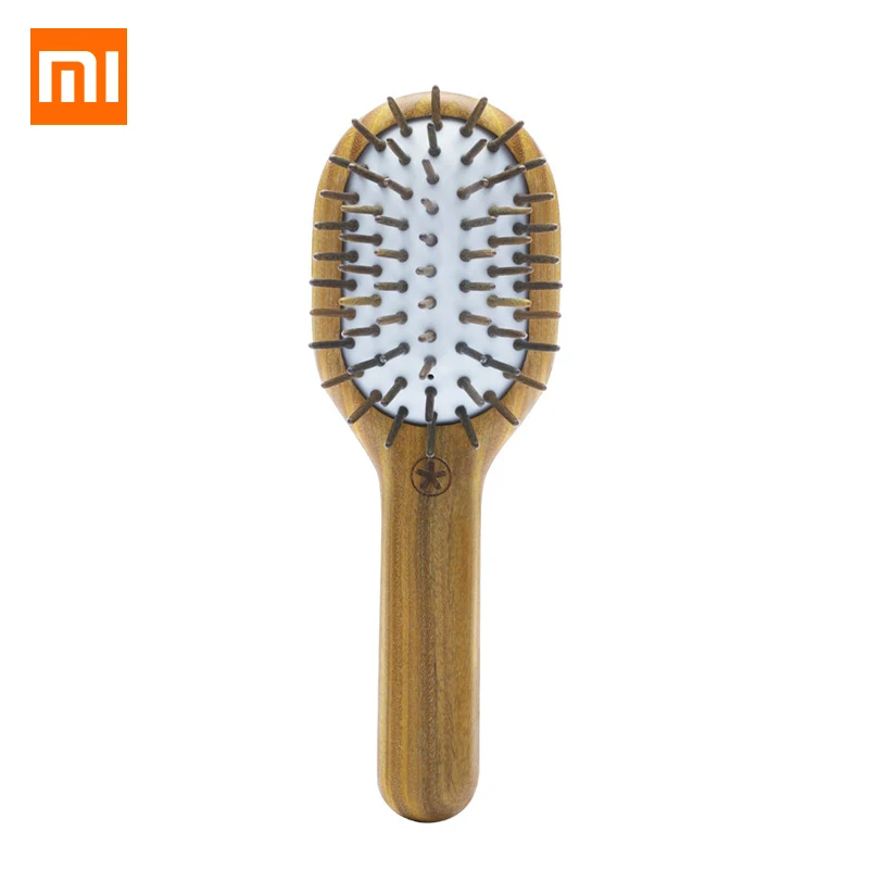 Расческа для волос Xiaomi SMATE массажная Антистатическая деревянная салона