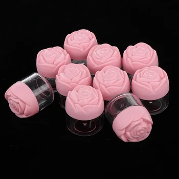 10 Pieces 20g Plastic Cosmetic Cream Containers with Rose Shaped Screw Caps, Empty Makeup Sample Jars Lip Balm Pot Jar
10 Pieces 20g Plastic Cosmetic Cream Containers with Rose Shaped Screw Caps, Empty Makeup Sample Jars Lip Balm Pot Jar