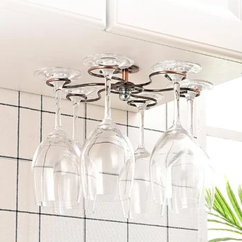 Wall Mounted Goblet Cup Holder Shelf Stand Wine Glass Rack Home Decoration Home Storage Organizor New
Wall Mounted Goblet Cup Holder Shelf Stand Wine Glass Rack Home Decoration Home Storage Organizor New