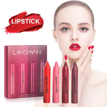 4pcs Matte Lipstick Pen Long Lasting Color Beauty Makeup Lip Cosmetics for Women Ladies 10x2.5x12.5cm NShopping
4pcs Matte Lipstick Pen Long Lasting Color Beauty Makeup Lip Cosmetics for Women Ladies 10x2.5x12.5cm NShopping