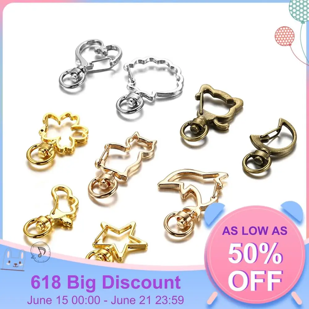 5pcs/lot Star Moon Heart Cat Dog Shell Dolphins Flowers Charms Lobster Clasps Hook For DIY Key Chain Jewelry Making Accessories
5pcs/lot Star Moon Heart Cat Dog Shell Dolphins Flowers Charms Lobster Clasps Hook For DIY Key Chain Jewelry Making Accessories