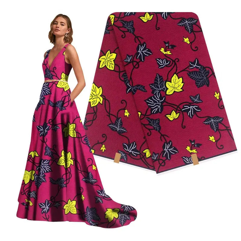 High Quality Cotton Fabric African Ankara Veritable Wax Cloth Veritable Wax African Real Dutch Wax 6yards/piece For Wedding
High Quality Cotton Fabric African Ankara Veritable Wax Cloth Veritable Wax African Real Dutch Wax 6yards/piece For Wedding