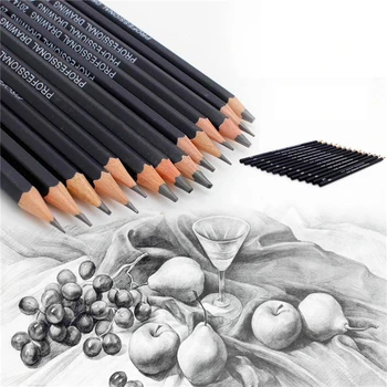 14Pcs/lot Sketch and Drawing Pencil Set HB 2B 6H 4H 2H 3B 4B 5B 6B 10B 12B 1B School Art Writing Supply
14Pcs/lot Sketch and Drawing Pencil Set HB 2B 6H 4H 2H 3B 4B 5B 6B 10B 12B 1B School Art Writing Supply