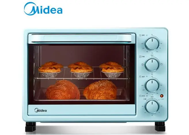 Midea PT2531 household multi-function electric oven 25L mechanical control up and down independent temperature control bread
Midea PT2531 household multi-function electric oven 25L mechanical control up and down independent temperature control bread