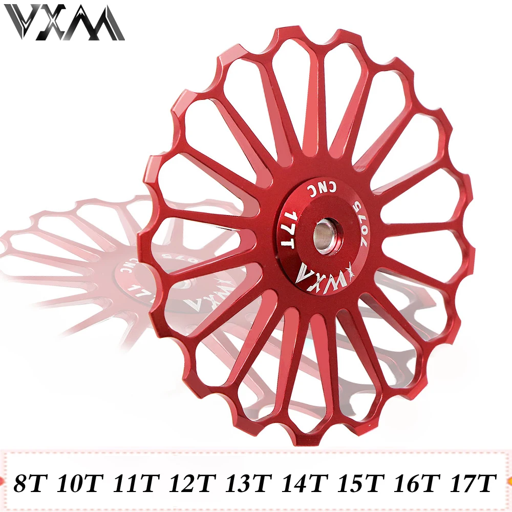 VXM MTB Road Bike Ceramic Pulley Alloy Rear Derailleur 8T/10T/11T/12/13T/14T/15T/16T/17T Guide Bike Ceramic Bearing Jockey Wheel
VXM MTB Road Bike Ceramic Pulley Alloy Rear Derailleur 8T/10T/11T/12/13T/14T/15T/16T/17T Guide Bike Ceramic Bearing Jockey Wheel