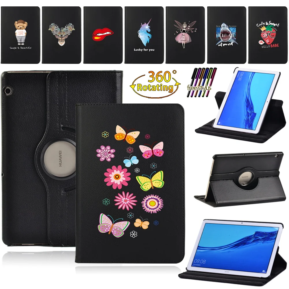 360 Degrees Rotating PU Leather Flip Cover Case for Huawei MediaPad T3 10 9.6"/T5 10 10.1" Stand Holder Cases Smart Tablet Case
360 Degrees Rotating PU Leather Flip Cover Case for Huawei MediaPad T3 10 9.6"/T5 10 10.1" Stand Holder Cases Smart Tablet Case