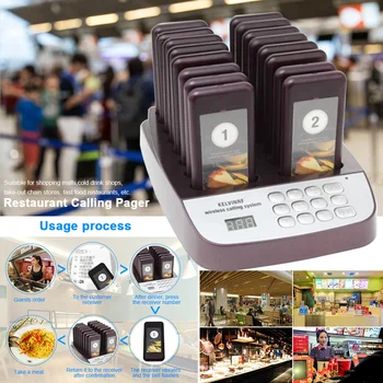 16 Units Guest Waiting Coffee Shop Paging System Church Equipment With Charging Dock Queuing Restaurant Calling Pager Wireless
16 Units Guest Waiting Coffee Shop Paging System Church Equipment With Charging Dock Queuing Restaurant Calling Pager Wireless