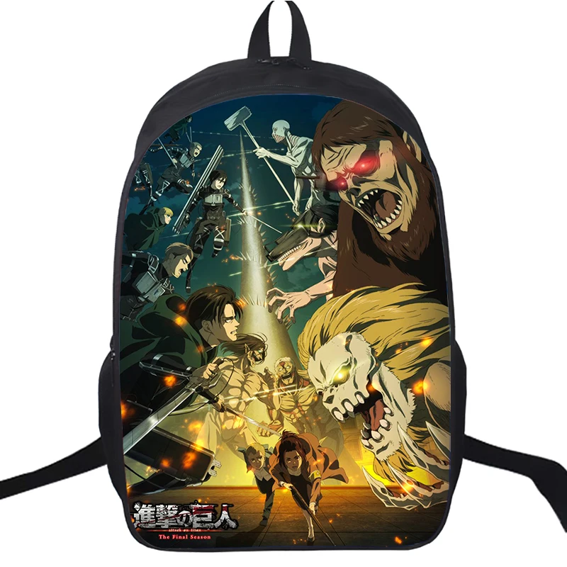 Mochila Attack on Titan Double Layer Backpacks for Teenager Boys Girls School Bags Students Anime School Backpack Travel Satchel
Mochila Attack on Titan Double Layer Backpacks for Teenager Boys Girls School Bags Students Anime School Backpack Travel Satchel