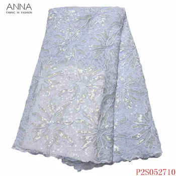 Anna white embroidery nigerian lace mesh fabric 2020 high quality african net lace french sequin fabrics for wedding party dress
Anna white embroidery nigerian lace mesh fabric 2020 high quality african net lace french sequin fabrics for wedding party dress