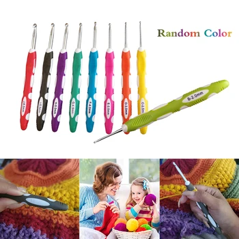 9 Pcs Crochet Needle Set Ergonomic Yarn Knitting Needles Sewing Tools Set Knit Gauge Scissors Stitch Holder Hook For Knitting
9 Pcs Crochet Needle Set Ergonomic Yarn Knitting Needles Sewing Tools Set Knit Gauge Scissors Stitch Holder Hook For Knitting