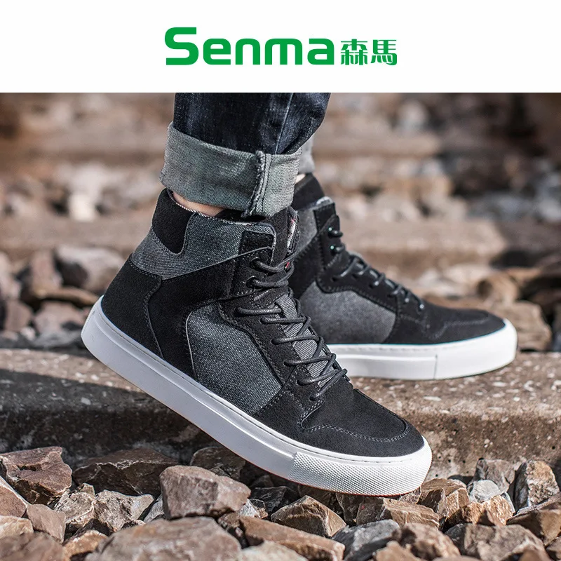 Semir MEN'S SHOES Spring And Autumn High-top Board Shoe Men's Korean-style Trend Martin Boots High State Canvas Shoes Sports Cas
Semir MEN'S SHOES Spring And Autumn High-top Board Shoe Men's Korean-style Trend Martin Boots High State Canvas Shoes Sports Cas