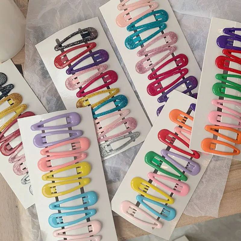 10pcs/set Hair Accessories Candy Printing Snap Wavy Hair Clip Girls Kids Princess Color BB Solid Hairpins Barrettes Styling
10pcs/set Hair Accessories Candy Printing Snap Wavy Hair Clip Girls Kids Princess Color BB Solid Hairpins Barrettes Styling