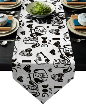 Illustration Cartoon Dog Table Runner Party Wedding Champagne Decoration Table Runners Dining Room Restaurant Table Gadget
Illustration Cartoon Dog Table Runner Party Wedding Champagne Decoration Table Runners Dining Room Restaurant Table Gadget